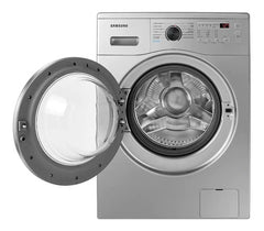 Lavarropas De Carga Frontal Samsung Ww70a4000s Silver Cts Plata