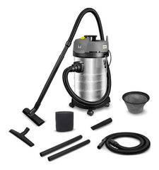 Aspiradora Industrial De Tacho Kärcher Professional Nt 30/1 30l Acero Inoxidable, Gris Y Negra 50hz/60hz