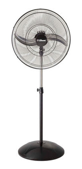 Ventilador De Pie Liliana Vp25m Negro Con 2 Palas Color Plateado De Metal, 25 De Diámetro 220 v