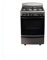 Cocina Orbis 958ac4 Gas Natural 4 Hornallas Acero Enlozado Con Luz Plateado