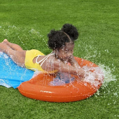 Pista Deslizador Tobogan Inflable Simple Bestway 52260 Naranja