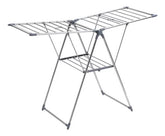 Tender Plegable Reforzado Pie Alas Base Canasto Para Ropa Cs Gris