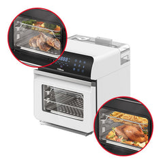 Freidora De Aire Liliana Af954b Vaporizador Steamfry Oven Blanco