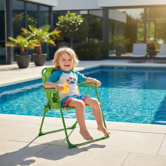 Silla Reposera Infantil Niños Chicos 1 Posicion Ranita Verde Verde