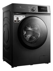 Lavarropas Carga Frontal Tcl P108afl Inverter 8kg 1400rpm Gris Oscuro