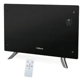 Panel De Vidrio Pie/pared Liliana Tecnoheat Ppv451w Wifi Color Negro