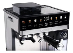 Cafetera Smartlife Expresso Digital Con Molinillo Ecgdm5750 Inox / Negro