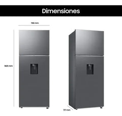 Heladera Samsung Rt47cg6722s9 Inox Inverter 457L Dispenser