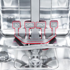 Lavavajillas 14 Cubiertos Whirlpool Wlv14sy Sense Plateado