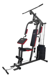 Multigimnasio Multigym Randers Arg-63142-x 70kg Musculacion Gris Negro