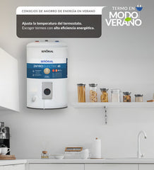 Termotanque Gas 118l Señorial Zafiro Multigas 175l/h Blanco