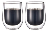 Vaso De Vidrio Con Doble Pared 2 Unidades Carol 200cc Transparente