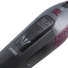 Aspiradora Inalámbrica Atma 2 En 1 Dual Force Power As7922n Gris/violeta