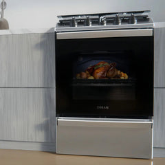 Cocina Multigas 56 Cm Inoxidable Drean Cd5614ai0 Gris