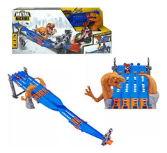 Pista De Autos Lanzador Zuru Metal Machine Raptor Attack Azul