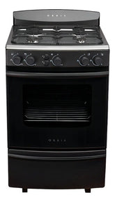 Cocina Multigas Orbis 4 Hornallas Negro Horno 50l Electrónico