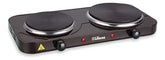 Anafe Eléctrico Doble Liliana Aa904 5 Niveles 1000/1500w Negro
