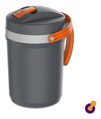 Jarra Térmica Termolar Tereré Con Tapa Abatible Para Café Y Té De 2,5 Litros, Color Gris