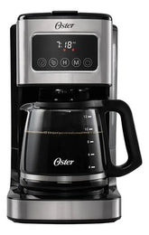 Cafetera Programable De 12 Tazas Oster Bvstdc4403 Plateado
