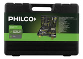 Set De Herramientas Manuales 102 Piezas Philco Psh102ve1p Negro