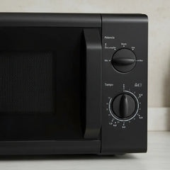 Microondas Rotativo Atma 20lts Matrb20ubn Negro 700w