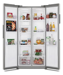 Heladera Gafa 457l No Frost Side By Side Inverter Inox Hgsbs457x Acero Inoxidable