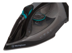 Plancha A Vapor Westinghouse Whpl2202 Base Ceramica 2200w - Negro