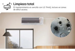 Aire Split LG Dualcool 3517w Frio Calor S3-w120a1da Ai Bla Blanco