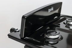Cocina Negra Escorial Candor S2 Black 4 Hornallas Visor Y Parilla Gas Natural Negro