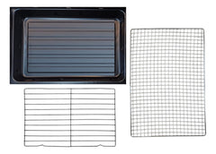 Parrilla Chica Carbon Portatil Plegable Camping Asado Tm Negro