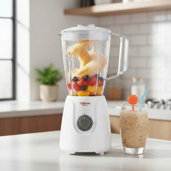 Licuadora Liliana Al100 Whitelic Con Jarra Plastica 1,5l Blanco