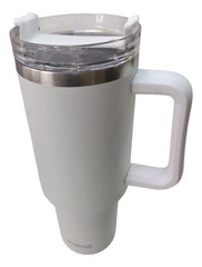 Vaso Térmico Acero Inox Vivendi Blanco De 1200 Ml C/sorbete Lisa