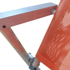 Reposera 1 Posición Playa Aluminio Botafogo Naranja H130kg Naranja