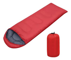 Bolsa Saco De Dormir Camping Individual Aire Libre Rojo
