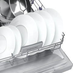 Lavavajilla Samsung 14 Cubiertos Silver Dw60m6050fs Plateado