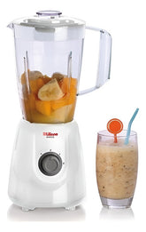 Licuadora Liliana Al100 Whitelic Con Jarra Plastica 1,5l Blanco