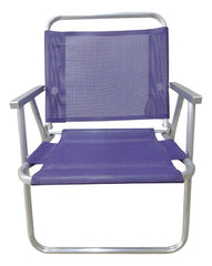 Reposera De 1 Posición Playa Aluminio Botafogo Violeta H130k Violeta