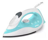 Plancha A Vapor Atma Pav1217n Suela Cerámica 1800w Tio Musa Blanco/celeste