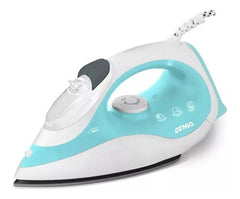 Plancha A Vapor Atma Pav1217n Suela Cerámica 1800w Tio Musa Blanco/celeste