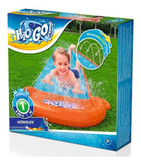 Pista Deslizador Tobogan Inflable Simple Bestway 52260 Naranja