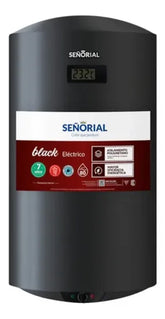 Termotanque Eléctrico Señorial Black 2.0 C. Inferior 80lts Negro