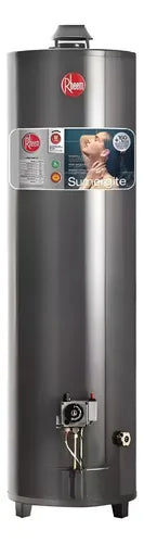 Termotanque A Gas Natural Rheem Alta Potencia Apg160 160lts Gris