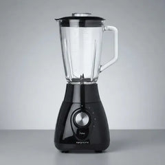 Licuadora Con Jarra De Vidrio 1,5 L 4 Velocidades Kanjihome Color Negro