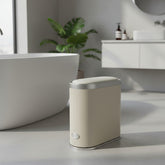 Cesto Basura Rectangular Inteligente Con Sensor Vivendi 12l Beige