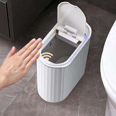 Cesto De Basura Inteligente 4 Lts Con Sensor Aromaterapia Blanco