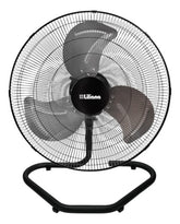 Turbo Ventilador Piso 20 Liliana Vt20pow 3 Aspas Metalicas 50.8 Cm 50 Hz Negro Gris Metal 3