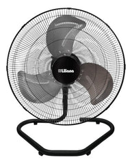 Turbo Ventilador Piso 20 Liliana Vt20pow 3 Aspas Metalicas 50.8 Cm 50 Hz Negro Gris Metal 3