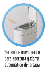 Cesto De Basura Inteligente Onebox Ob-sl12a C/ Sensor 12l Cs Blanco