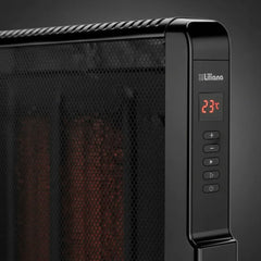 Calefactor Electrico Panel Liliana Micaheat Digital Cm820r Negro