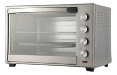 Horno Eléctrico Smartlife Conveccion Spiedo 50l 6 Funciones Gris